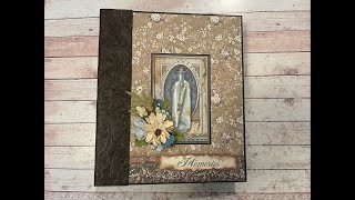 STAMPERIA LADY VAGABOND LIFESTYLES PART 1 LARGE ALBUM SHELLIE GEIGLE JS HOBBIES [upl. by Nirrac84]