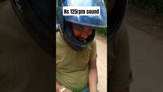 Ns 125 rpm soundshorts viralvideo foryou 😱😱😱😱 [upl. by Lledualc]