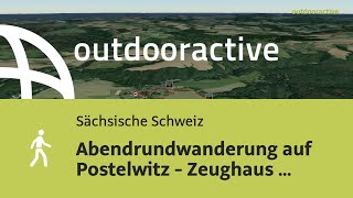 Wanderung in der Sächsischen Schweiz Abendrundwanderung auf Postelwitz [upl. by Airun]