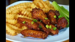 How To Make The Crispiest Fried breaded amp unbreaded Chicken Wings  Delish Insanely Easy [upl. by Sherilyn704]