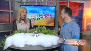 Eye floaters flashes and spots  Dr Whitman on Good Morning Texas [upl. by Yxel]