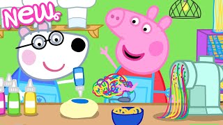 Peppa Pig Tales 🌈 Lets Make Rainbow Spaghetti 🍝 BRAND NEW Peppa Pig Episodes [upl. by Arbed]