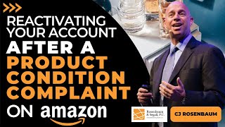 Amazon Account Reactivation Overcoming Product Condition Complaints [upl. by Tipton]