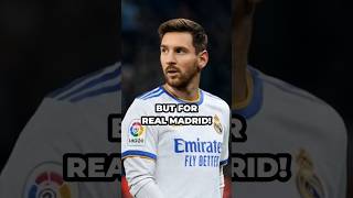 MESSI IN REAL MADRID Shorts facts messi football new world realmadrid barcelona psg [upl. by Kyd209]