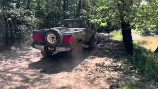 Taylorville IL trail ride pushing on in truck offroad automobile ford [upl. by Otis]