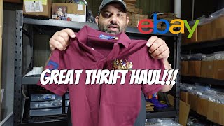 Thrift Haul To Sell For Profit On Ebay [upl. by Nylirek]