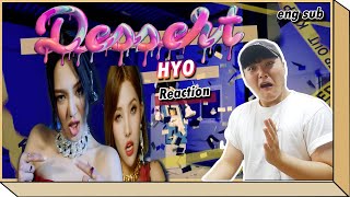 HYO 효연  DESSERT Feat Loopy SOYEON GIDLE MV  Korean REACTION [upl. by Eseekram611]