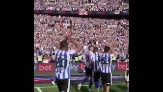 Sheffield Wednesday fans singing Hi Ho Sheffield Wednesday at Wembley  Post Match [upl. by Siesser570]