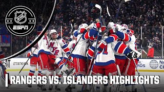 Stadium Series New York Rangers vs New York Islanders  Full Game Highlights  NHL on ESPN [upl. by Azmuh801]