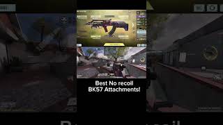 Best No Recoil BK57 Attachments In CODM Part 5 Codm Best attachments [upl. by Boot]