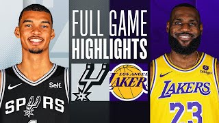 SPURS at LAKERS  FULL GAME HIGHLIGHTS  February 23 2024 [upl. by Corsetti656]