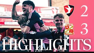 Extended Highlights Cheltenham Town vs Swindon Town [upl. by Anirac]