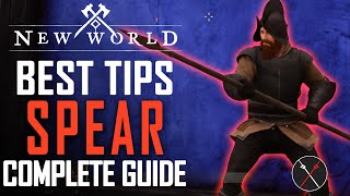 New World Spear Weapon Guide and Gameplay Tips  Best Skills amp Abilities [upl. by Yrral]