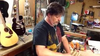 Boudreau Guitars  Building the cutting board Instigator Part 8 [upl. by Sherilyn]