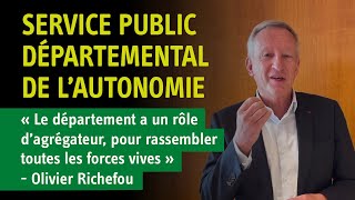 Le service public départemental de lautonomie  Olivier Richefou Conseil Départemental [upl. by Gorton938]