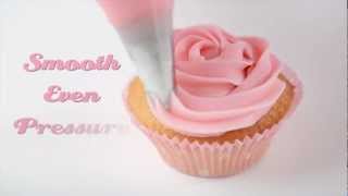 How to create Perfect Icing using a Star Nozzle  Tutorial Video [upl. by Kerril]