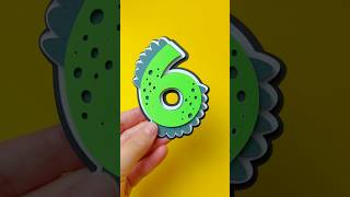 🦖✨ DIY Dinosaur Number Cake Topper with Cricut ✨🍰 [upl. by Lodhia]