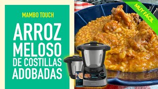 ¡El ARROZ más RICO que he probado nunca en un Robot de Cocina con COSTILLAS ADOBADAS en Mambo Touch [upl. by Nafis991]