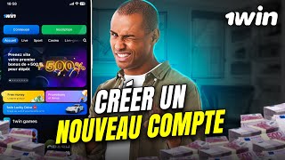 COMMENT CRÉER UN COMPTE 1WIN EN MOINS DE 2 MINUTES EN 2024 [upl. by Ahselet656]