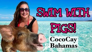 Swimming Pigs Tour  Perfect Day Cococay Bahamas EXCURSION REVIEW [upl. by Ylrak831]