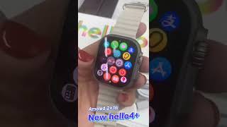 16GB AMOLED Smart watch inteligente Voice Call Ultra Wifi 4G Sim Cards Smartwatch Hello Watch 4 plus [upl. by Tnattirb905]