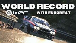 I put Eurobeat on another Group B world record on EA WRC [upl. by Einhoj695]