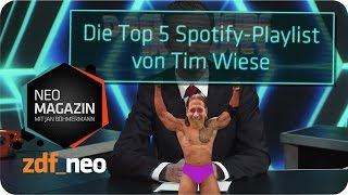 Die Top 5Playlist von Tim Wiese  NEO MAGAZIN mit Jan Böhmermann  ZDFneo [upl. by Pena]