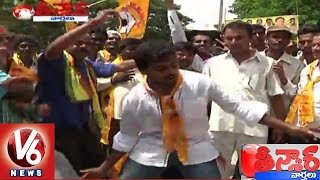 Telangana Puli Bidda Song on Revanth Reddy l Karimnagar  Teenmaar News  V6 News [upl. by Rratsal]