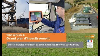 Emission spéciale  volet agricole du Grand plan dinvestissement [upl. by Lahcym]