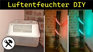 Luftentfeuchter DIY  selbst bauen  ohne Strom mit Beleuchtung und Ablauf [upl. by Alled764]