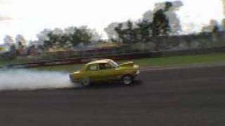 HB Torana loses it and hits the wall at ECR [upl. by Asilrahc]