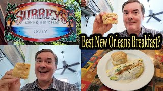 Top New Orleans Breakfast at Surrey’s Café Restaurant Review The Best New Orleans Breakfast [upl. by Hazel]