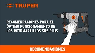 Recomendaciones para el óptimo funcionamiento de los Rotomartillos SDS Plus TRUPER [upl. by Tonneson]