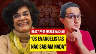 REACT PROFª MARILENA CHAUÍ FALA SOBRE A PATRÍSTICA E A FILOSOFIA CRISTÃ [upl. by Milan]