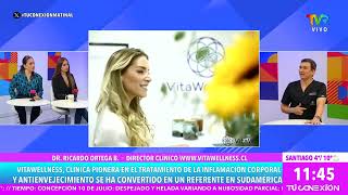 Dr Ricardo Ortega Director Clínico de VitalWellness nos visita en Canal TVR [upl. by Uot362]