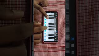 Kadhalar Dhinam Love BGMtrending easy keyboard notestutorial perfect piano [upl. by Georgianna]