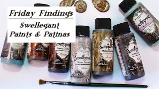 How To Use Swellegant Paints amp Patinas To Color Clay Metal amp MoreFriday Findings [upl. by Hun]