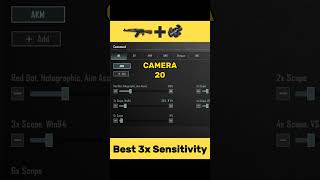 🔥3x Zero Recoil sensitivity  3x no Recoil Spray  3x Zero Recoil Sensitivity with non Gyroscope [upl. by Atiuqrahc]