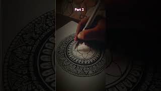 Beautiful mandala design ♥️💖✨️ art art mandala easydrawing mandalas mandala mandalaart [upl. by Nuyh781]