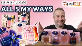 Giorgio Armani My Way Nectar vs Parfum vs Floral vs Intense vs My Way  Review  NEW 2024 [upl. by Irehj]