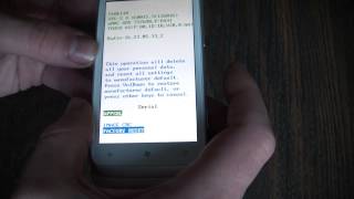 How To Hard Reset An HTC Radar Smartphone [upl. by Nyrem]