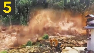 Top 5 LARGEST Flash Floods caught on video [upl. by Navi210]