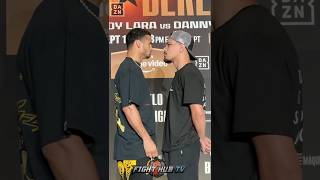 Rolly Romero INTENSE face off with Manuel Jaimes at arrivals [upl. by Nesahc]