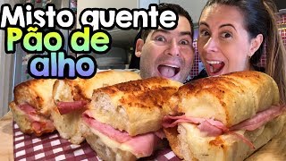 Misto quente de PAO DE ALHO  Fácil de fazer AirFryer Ep1 [upl. by Koran]