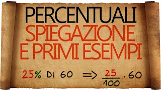 Percentuali  Cosa sono e come si calcolano [upl. by Yekcim530]