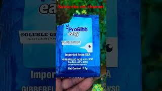 Progibb easy  Gibberellic acid  short shortsagriculture kisan farminglife agriculturelife [upl. by Nylirem663]