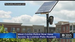 West Covina Police Install Network Of Flock Safety License Plate Reading Cameras In Strategic Locati [upl. by Munroe]