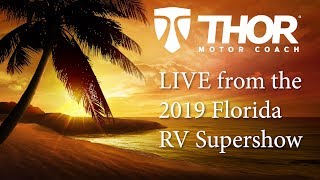 Were LIVE at the 2019 Florida RV Super Show with Thor Motor Coach Quantum™️ KW29 [upl. by Aihsekan308]