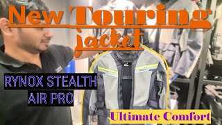 BOUGHT NEW TOURING JACKET  RYNOX STEALTH AIR PRO  BEST FOR LONG DISTANCE RIDING [upl. by Pavier]