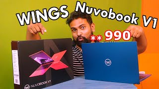 Wings Nuvobook V1 i5 11th Gen Unboxing and review [upl. by Aracot]